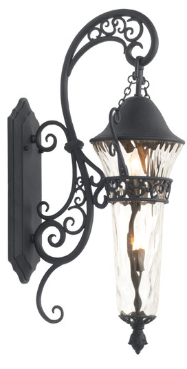 Anastasia Outdoor Two Light Outdoor Wall Bracket in Textured Matte Black (33|9413MB)