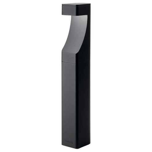 One Light Bollard in Textured Black (12|15848BKT)