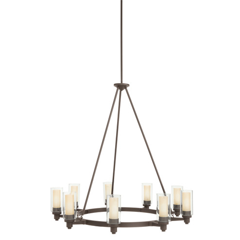 Circolo Nine Light Chandelier in Olde Bronze (12|2346OZ)