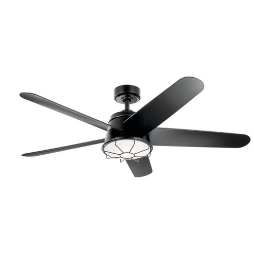 Daya 54''Ceiling Fan in Satin Black (12|310072SBK)