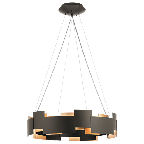 Moderne LED Chandelier in Olde Bronze (12|42992OZLED)