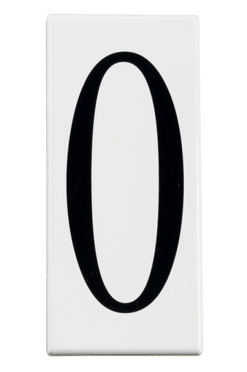 Accessory Number 0 Panel in White Material (Not Painted) (12|4300)