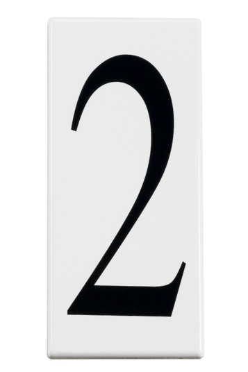 Accessory Number 2 Panel in White Material (12|4302)