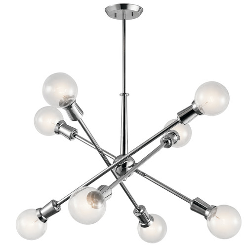 Armstrong Eight Light Chandelier in Chrome (12|43118CH)