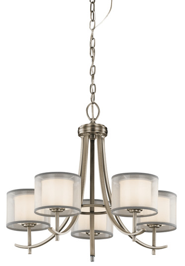 Tallie Five Light Chandelier in Antique Pewter (12|43149AP)