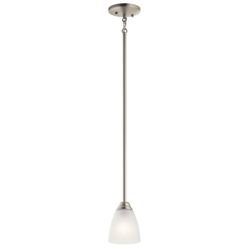 Jolie One Light Mini Pendant in Brushed Nickel (12|43640NI)