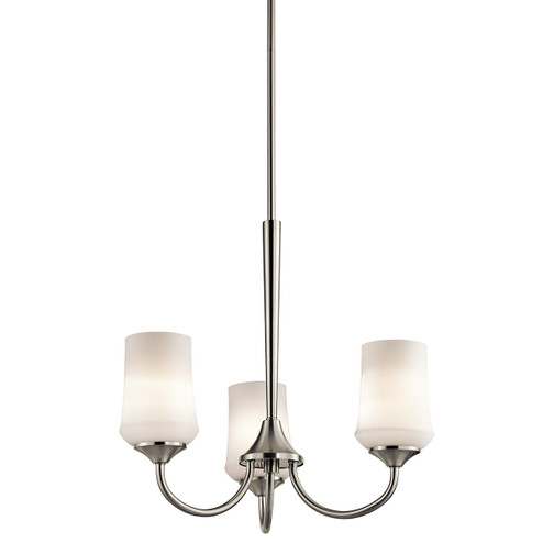 Aubrey LED Chandelier in Brushed Nickel (12|43664NIL18)