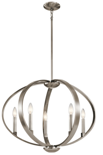 Elata Five Light Pendant in Classic Pewter (12|43871CLP)