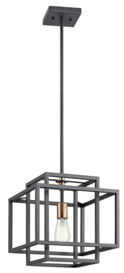 Taubert One Light Pendant in Black (12|43982BK)