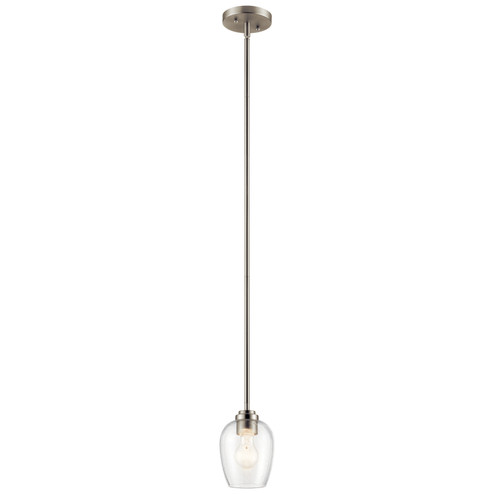 Valserrano One Light Mini Pendant in Brushed Nickel (12|44380NICS)