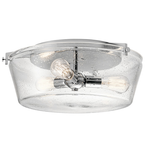 Alton Three Light Flush Mount in Chrome (12|45299CH)