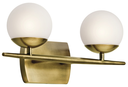 Jasper Two Light Bath in Natural Brass (12|45581NBR)