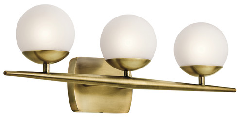 Jasper Three Light Bath in Natural Brass (12|45582NBR)