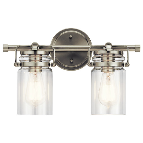 Brinley Two Light Bath in Brushed Nickel (12|45688NI)