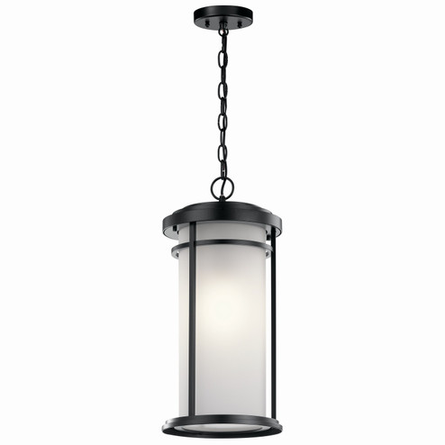 Toman One Light Outdoor Pendant in Black (12|49689BK)