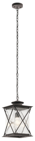 Argyle One Light Outdoor Pendant in Weathered Zinc (12|49747WZC)