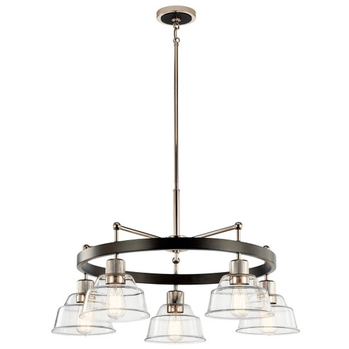 Eastmont Five Light Chandelier in Polished Nickel (12|52403PN)