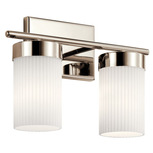 Ciona Two Light Bath in Polished Nickel (12|55111PN)