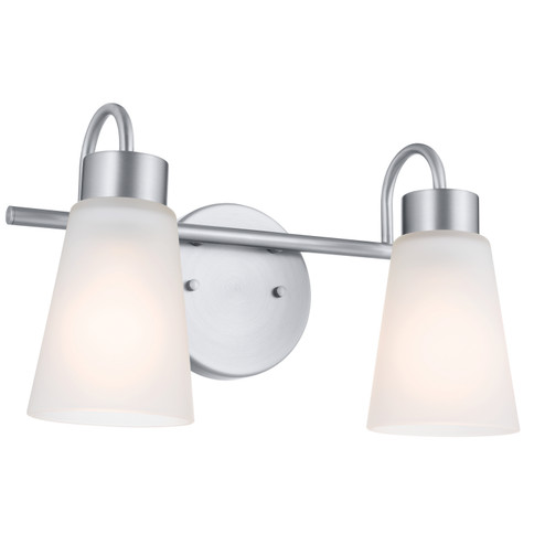 Erma Two Light Bath in Brushed Nickel (12|55125NI)