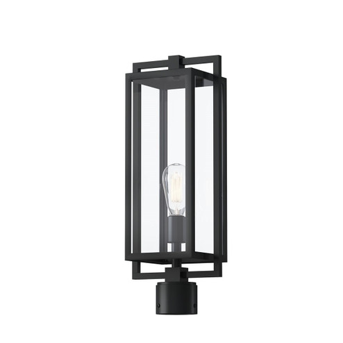 Goson One Light Outdoor Post Mount in Black (12|59088BK)