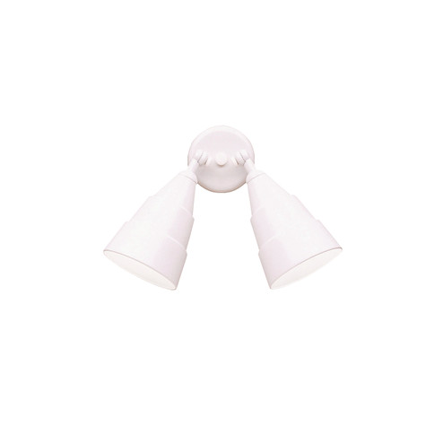 Two Light Outdoor Wall Mount in White (12|6052WH)