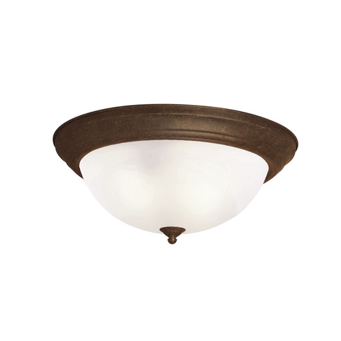 Three Light Flush Mount in Tannery Bronze (12|8110TZ)