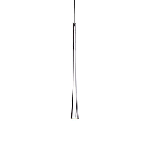 Taper LED Pendant in Chrome (347|PD15816-CH)
