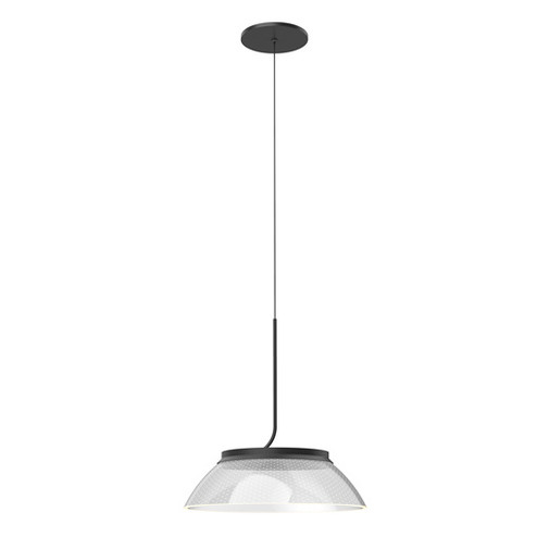 Magellan LED Pendant in Black/Clear Acrylic Light Guide (347|PD51612-BK/LG)