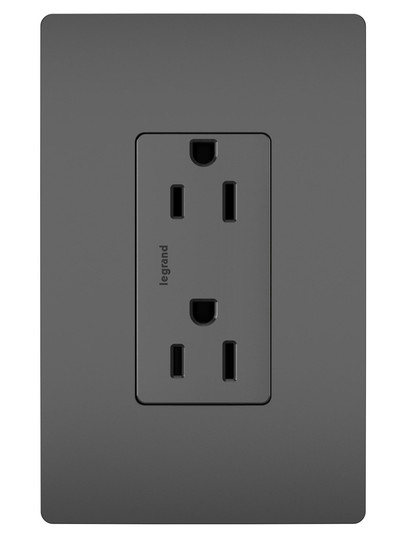 radiant Tamper-Resistant Outlet in Black (246|885TRBK)