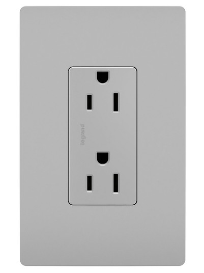 radiant Tamper-Resistant Outlet in Gray (246|885TRGRY)