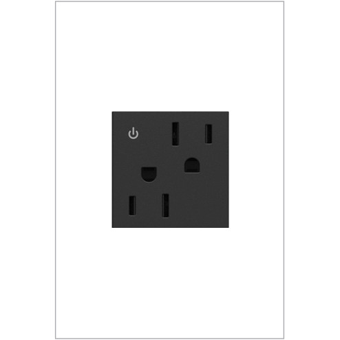 Adorne Dual Controlled Outlet in Graphite (246|ARCD152G10)