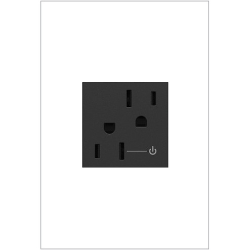 Adorne Half Controlled Outlet in Graphite (246|ARCH152G10)