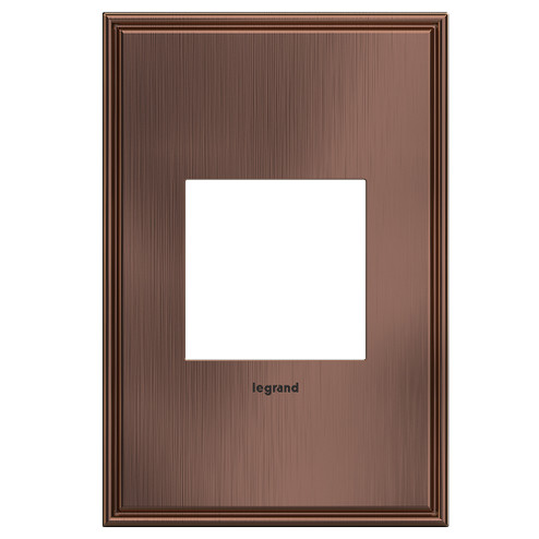 Adorne Wall Plate in Matte Antique Copper (246|AWC1G2MAC4)