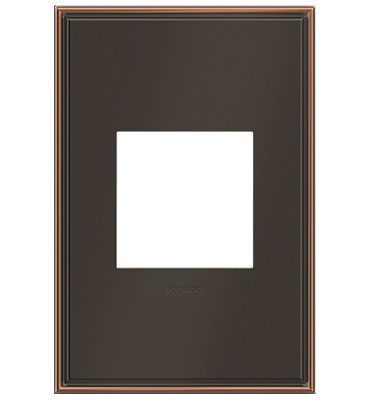 adorne One-Gang Screwless Wall Plate in Oil Rubbed Bronze (246|AWC1G2OB4)
