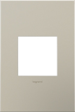 adorne One-Gang Screwless Wall Plate in Satin Nickel (246|AWC1G2SN4)
