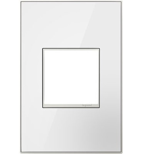 Adorne Gang Wall Plate in White (246|AWM1G2MWW4)