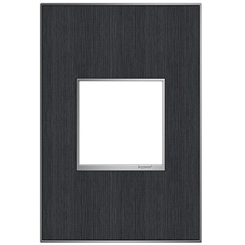 adorne One-Gang Screwless Wall Plate in Rustic Gray (246|AWM1G2RG4)