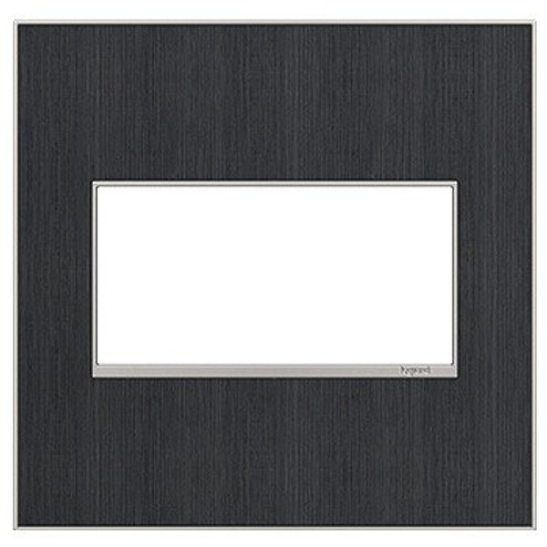 Adorne Two-Gang Screwless Wall Plate in Gray (246|AWM2GRG4)