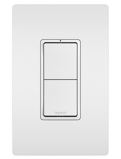 radiant Two Single-Pole Switches in White (246|RCD11W)