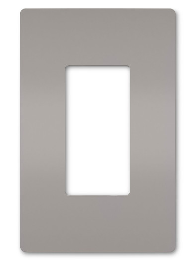 radiant One-Gang Screwless Wall Plate in Gray (246|RWP26GRY)