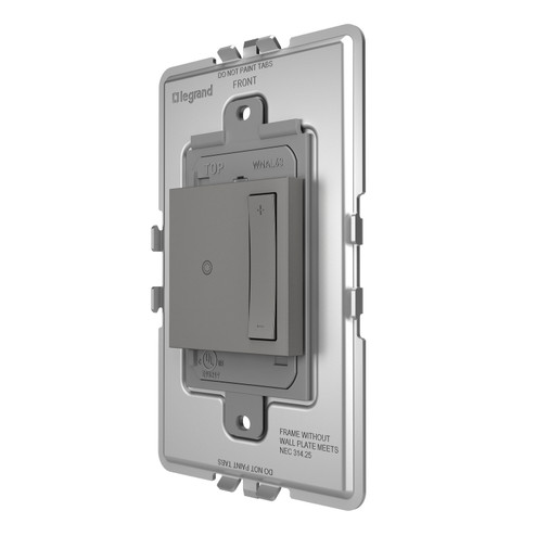 Adorne Wireless Tru-Universal Dimmer in Magnesium (246|WNAL63M1)