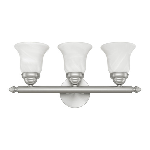 Neptune Three Light Bath Vanity in Brushed Nickel (107|1063-91)