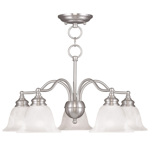 Essex Five Light Chandelier/Ceiling Mount in Brushed Nickel (107|1346-91)