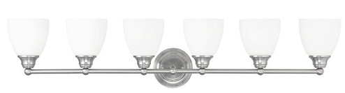 Somerville Six Light Bath Vanity in Brushed Nickel (107|13666-91)