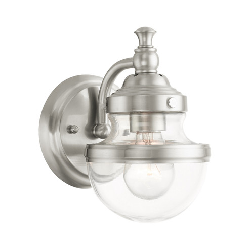 Oldwick One Light Vanity in Brushed Nickel (107|17411-91)