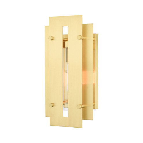 Utrecht One Light Outdoor Wall Lantern in Satin Brass (107|21772-12)