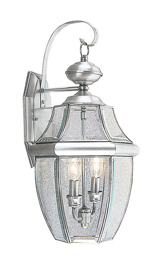 Monterey Two Light Outdoor Wall Lantern in Brushed Nickel (107|2251-91)