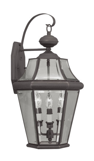 Georgetown Three Light Outdoor Wall Lantern in Bronze (107|2361-07)