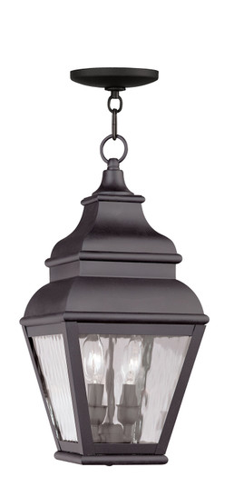 Exeter Two Light Outdoor Pendant in Bronze (107|2604-07)