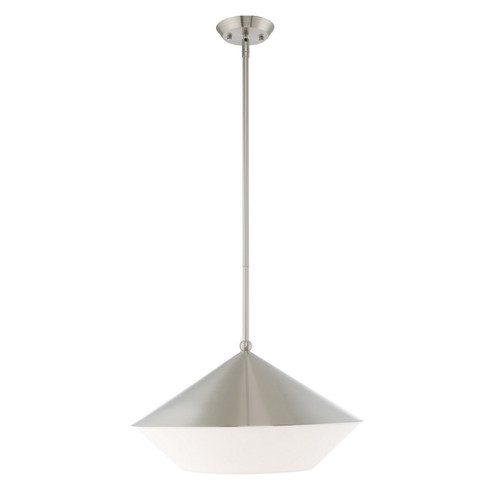 Stockholm One Light Pendant in Brushed Nickel (107|40689-91)